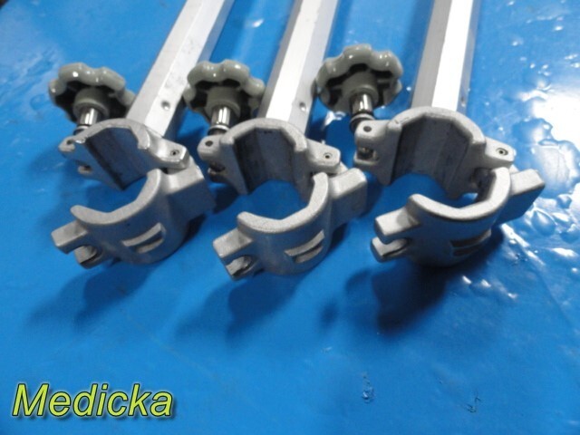 3X J&J DE POY Orthopedic Traction Frame Plain Bars W/ Swivel Clamp; 48″ ~ 33763