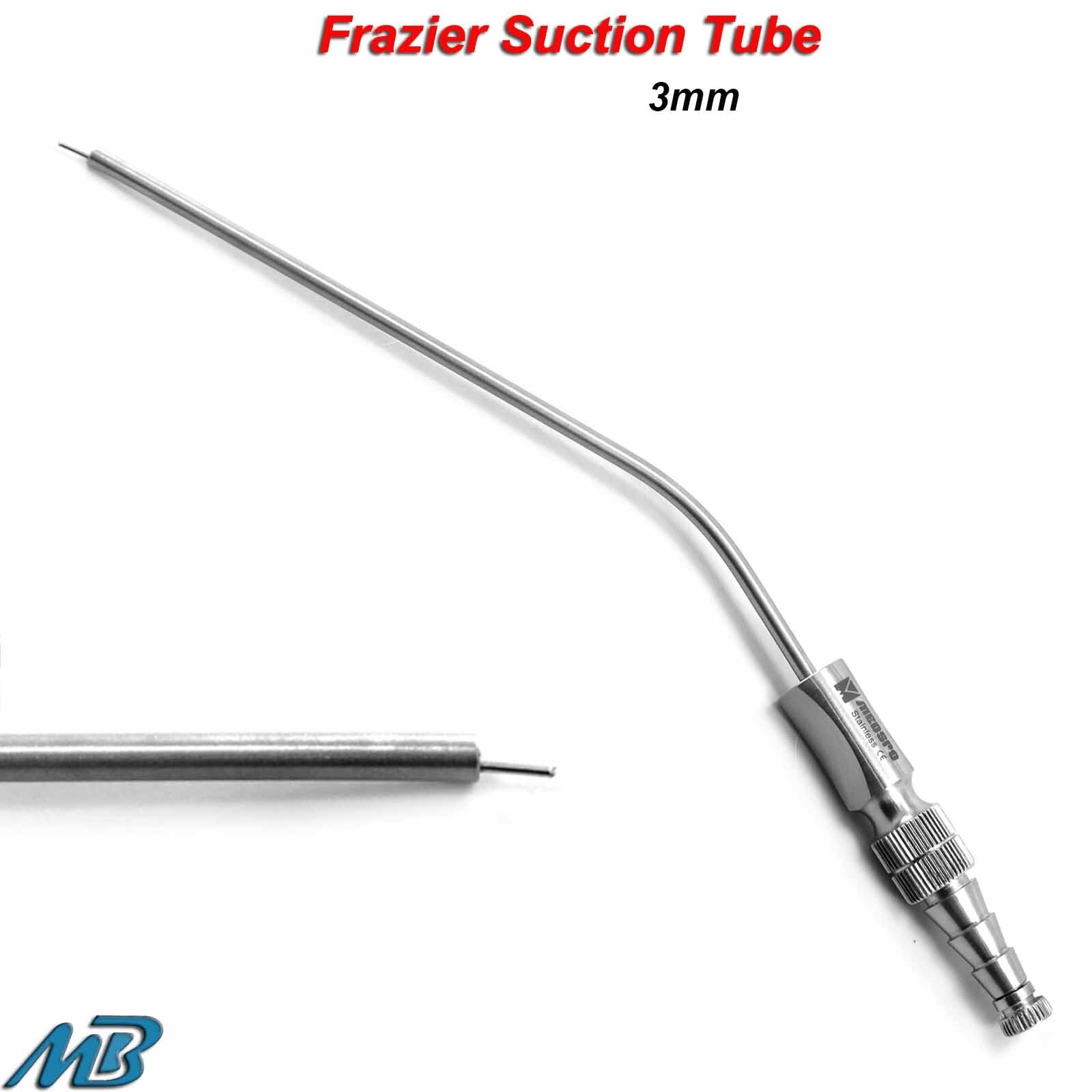 Frazier Suction Tube Aspirator 3mm ENT Diagnostic Surgical Instruments CE