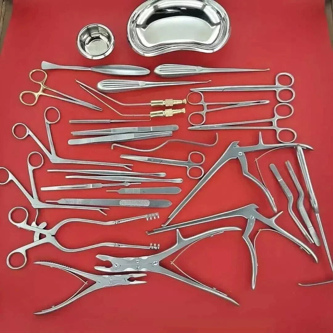 20 Pcs Set Neuro Spinal Surgery Surgical Orthopedic Instruments high Quality