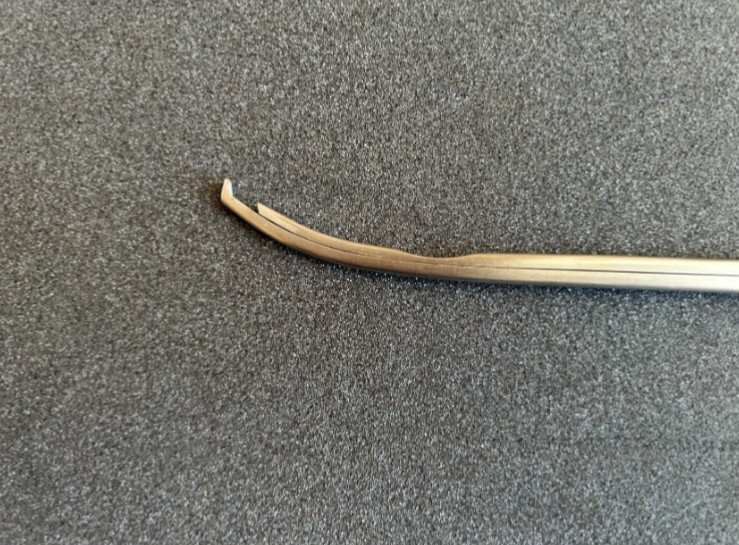 Ruggles RB4873D Kerrison Rongeurs 3mm Up 40° Angled 8″ Orthopedics Instrument