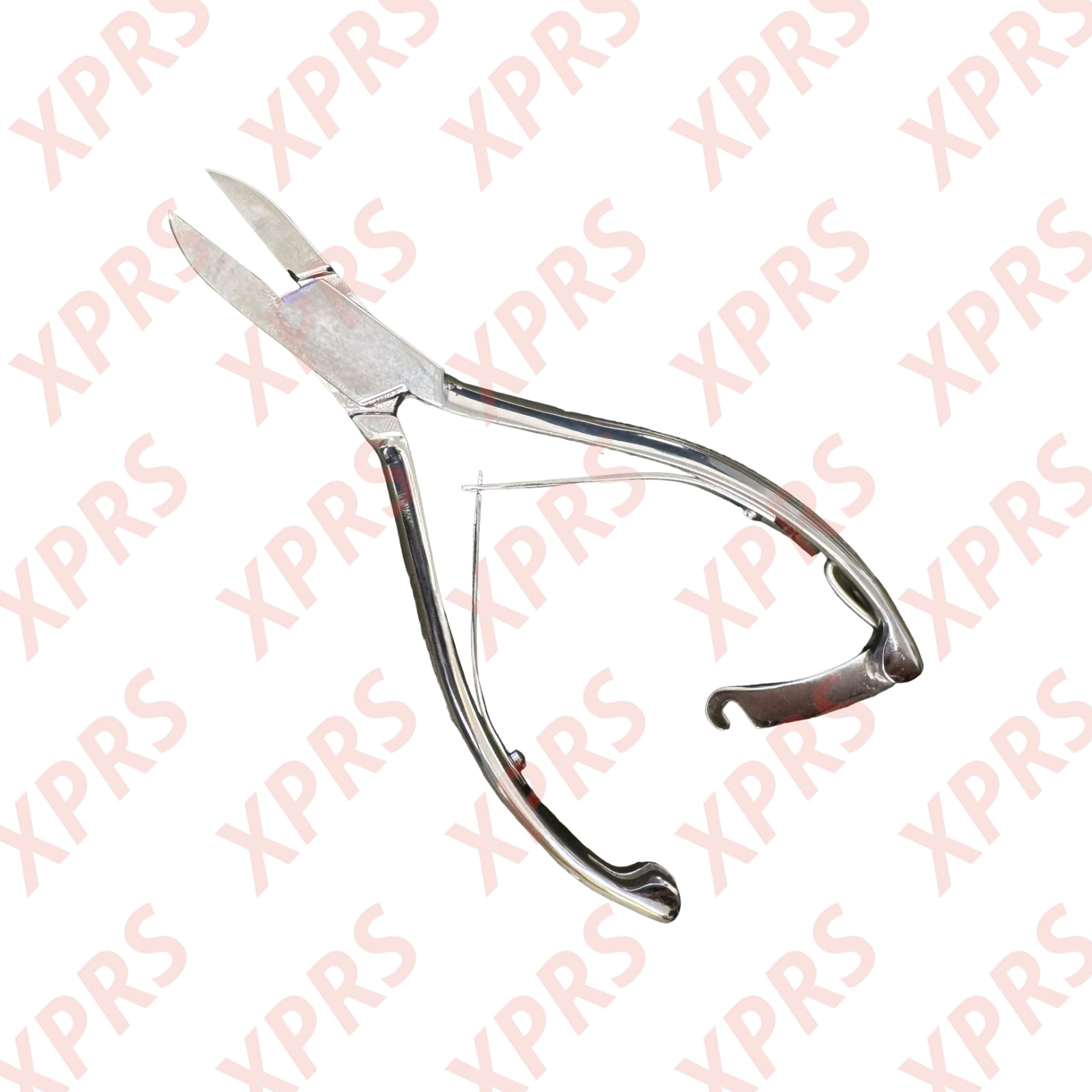 2x Nail Nipper w/ Lock, 5.5″, Strt Jaws, Double Spring Handle, Chrome, Premium