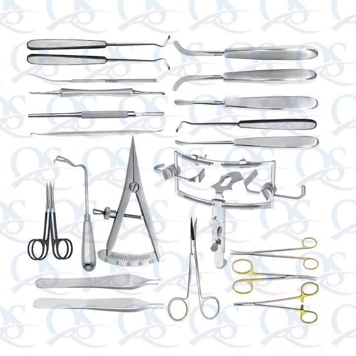 Cleft Lip Palate Set Padgett Dingman Mouth Gag With Complete Set Of 22 Plastic S