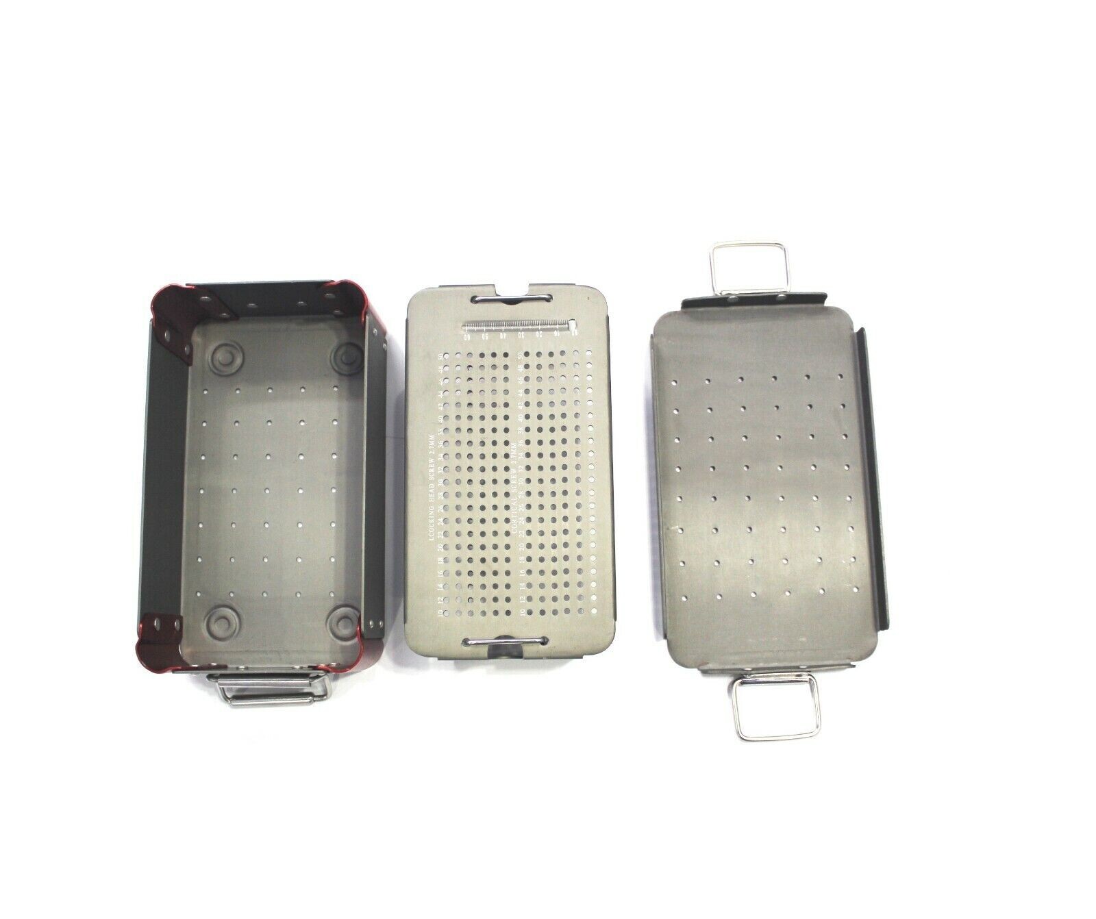 Orthopedic Empty Case Box For 2.7 mm Cortical Screw Surgical Instrument