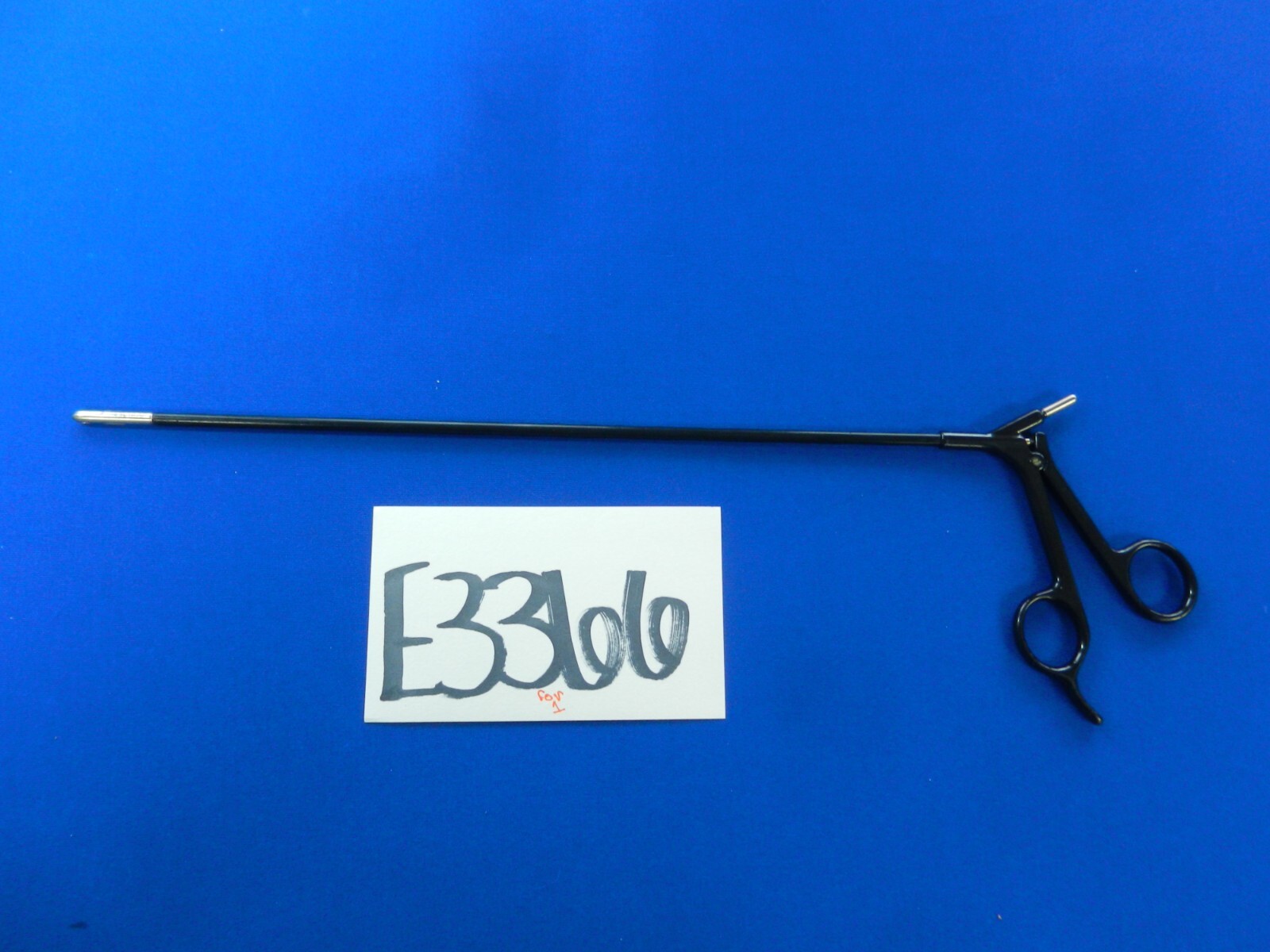 E3366 Aesculap PL301 Monopolar Single Action Laparoscopic Forceps 41cm Long
