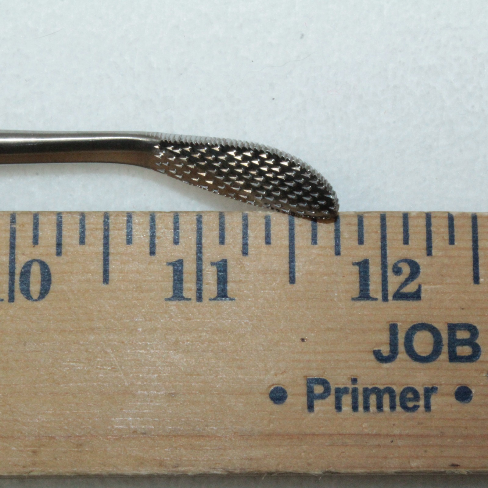 Zimmer 1875-01 Right Hand Orthopedic Facet Rasp w/ Angled Tip 11.75″ Germany