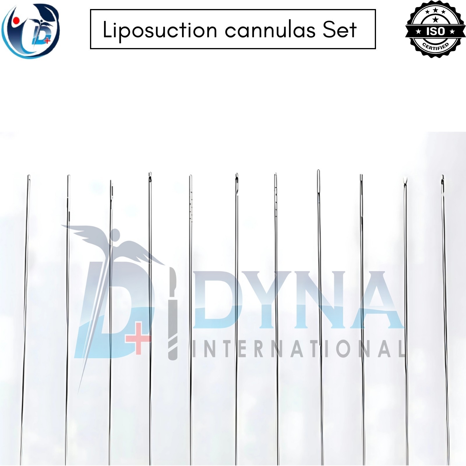 Liposuction cannulas Set of 30 pcs plastic surgery instruments