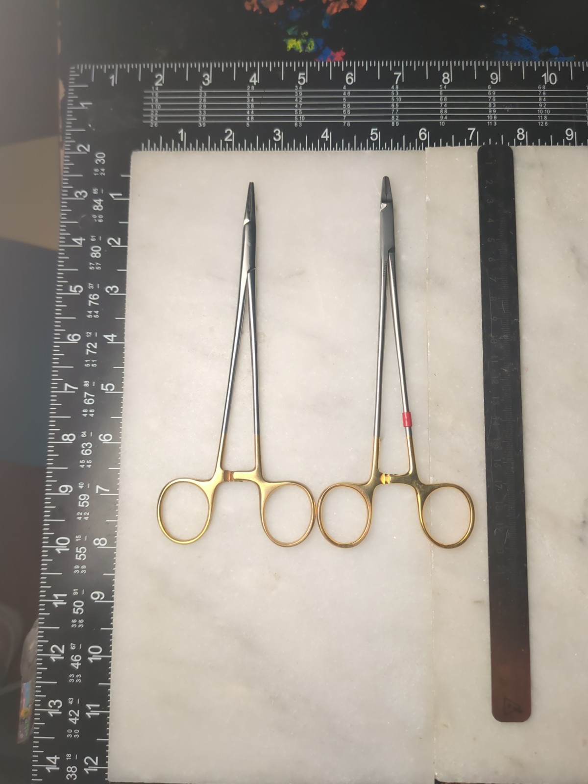 Codman 36-3002 Classic Plus needle holder & A- Titan Mayo-Hegar Needle Holder