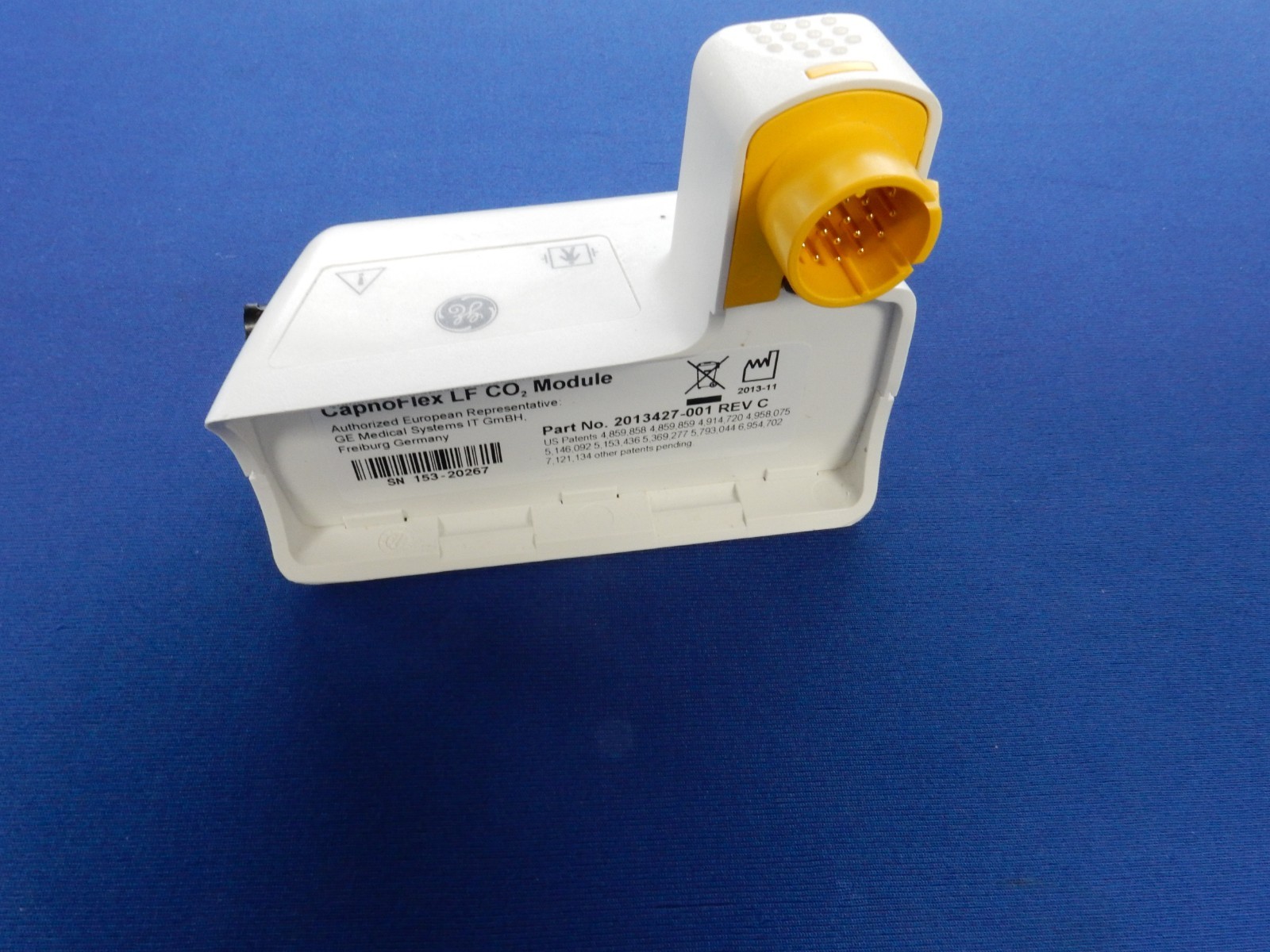 GE Healthcare Capnoflex LF CO2 Module Part No. 2013427-001