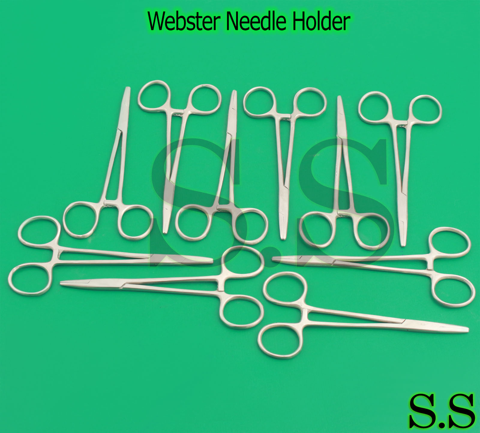 Premium Grade Pack of 12 Webster Needle Holder 5″ Dental Surgical Instruments