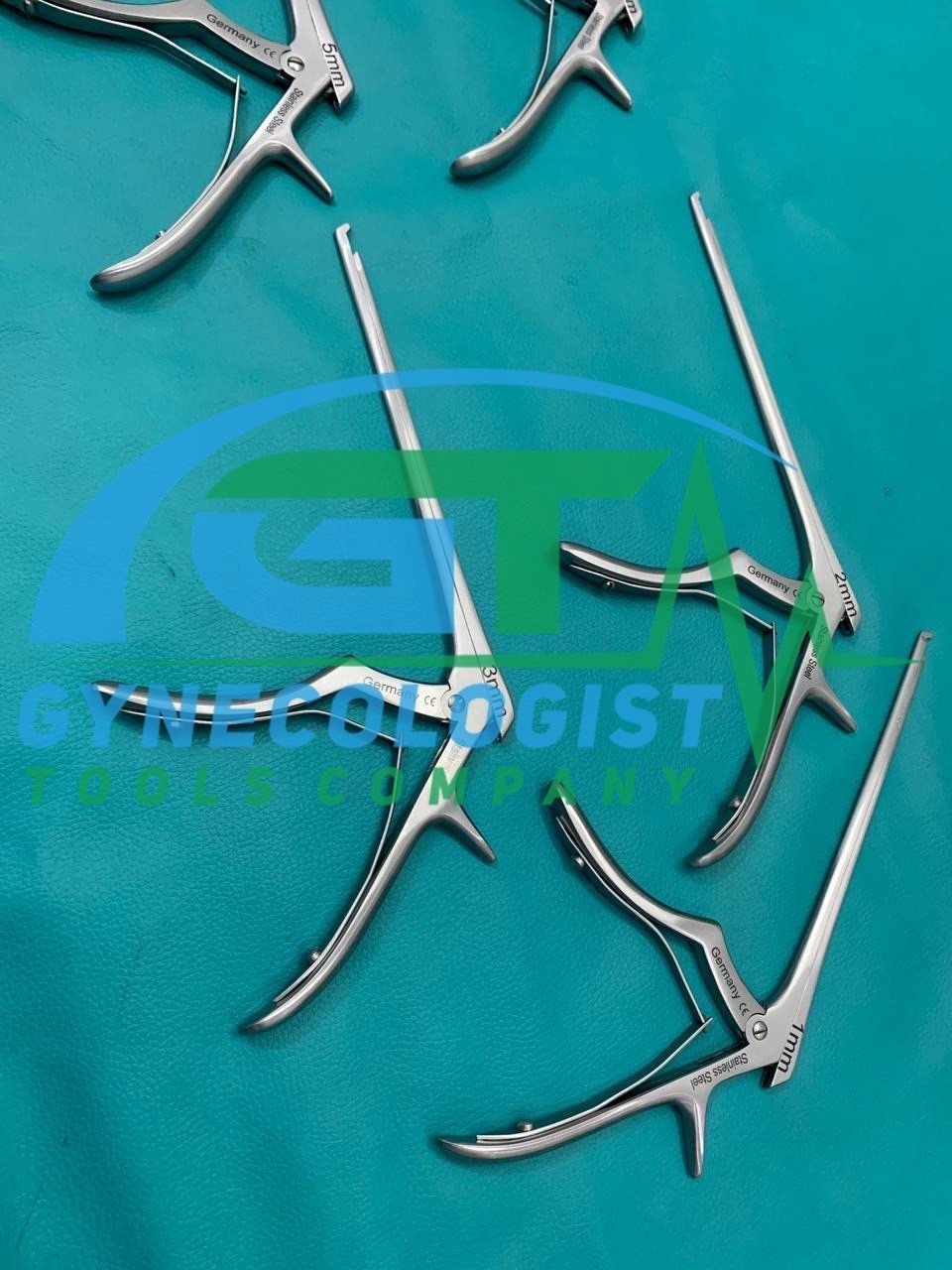 Set of 5 PCs Kerrison Rongeurs 8″ 1,2,3,4,5mm Cervical Orthopedic Instruments