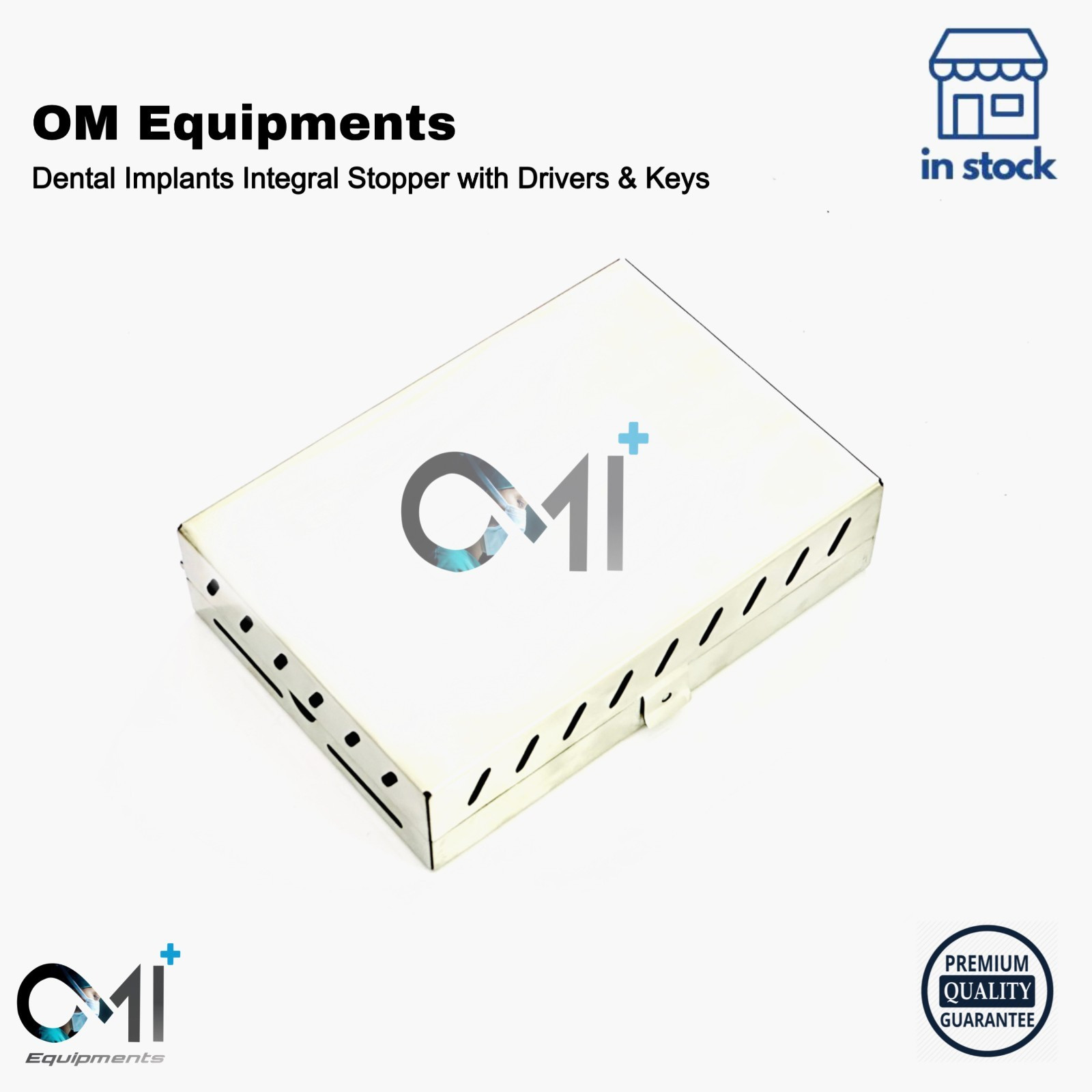 Dental Implant 35 Integral Stopper with 6 Drivers and Keys. Complete Kit By OMI