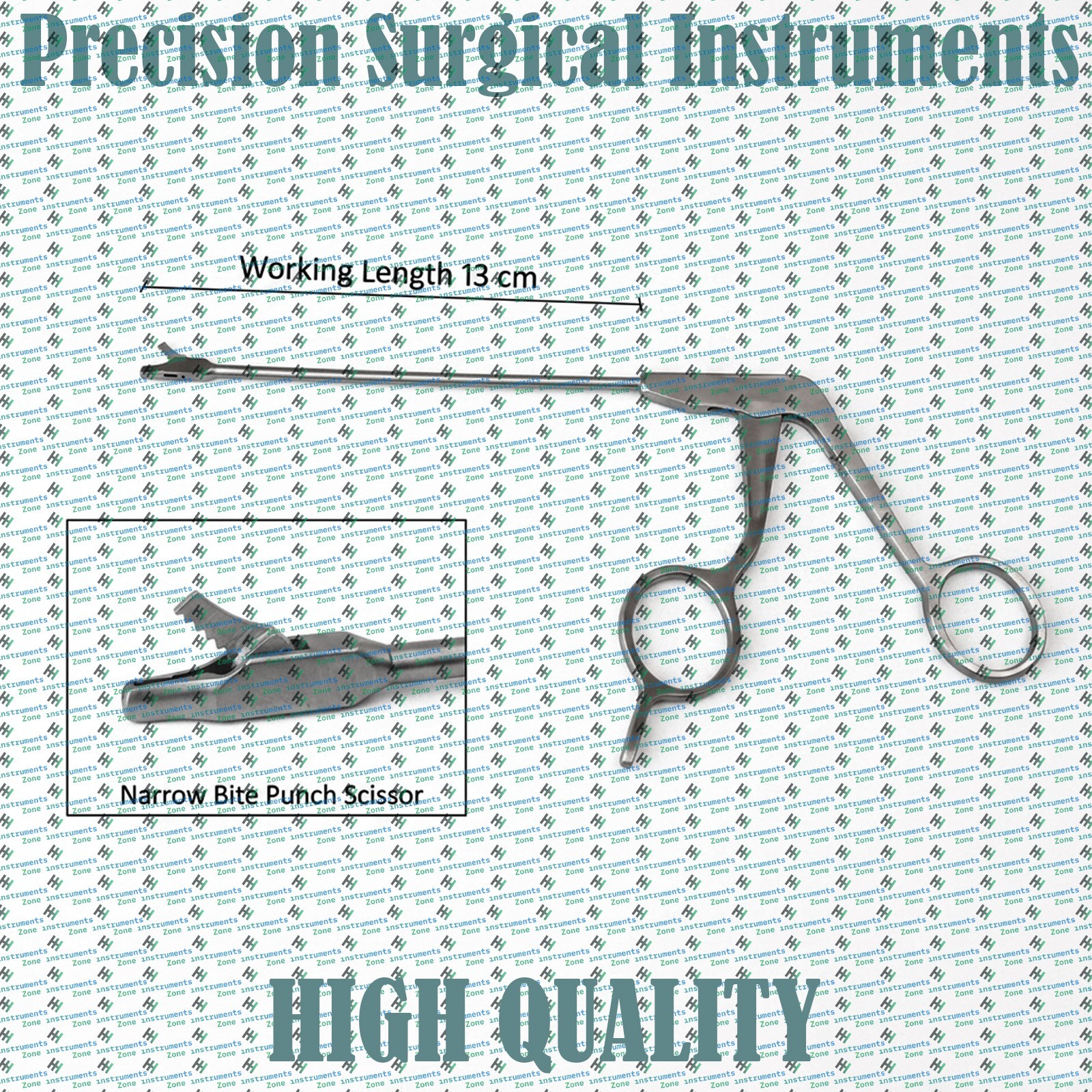 Arthroscopy Silcut Punch Forcep Straight Orthopedics Instruments