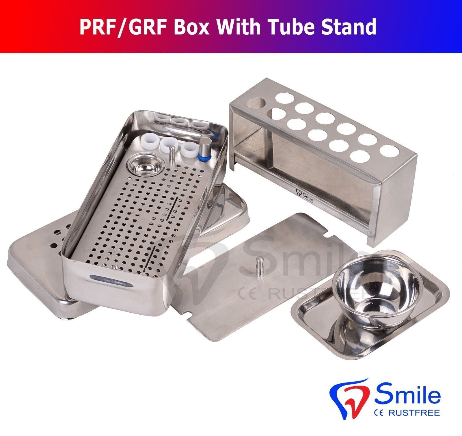 PRF Box With Free Tube Stand -System Platelet Rich Fibrin Dental Implant Surgery