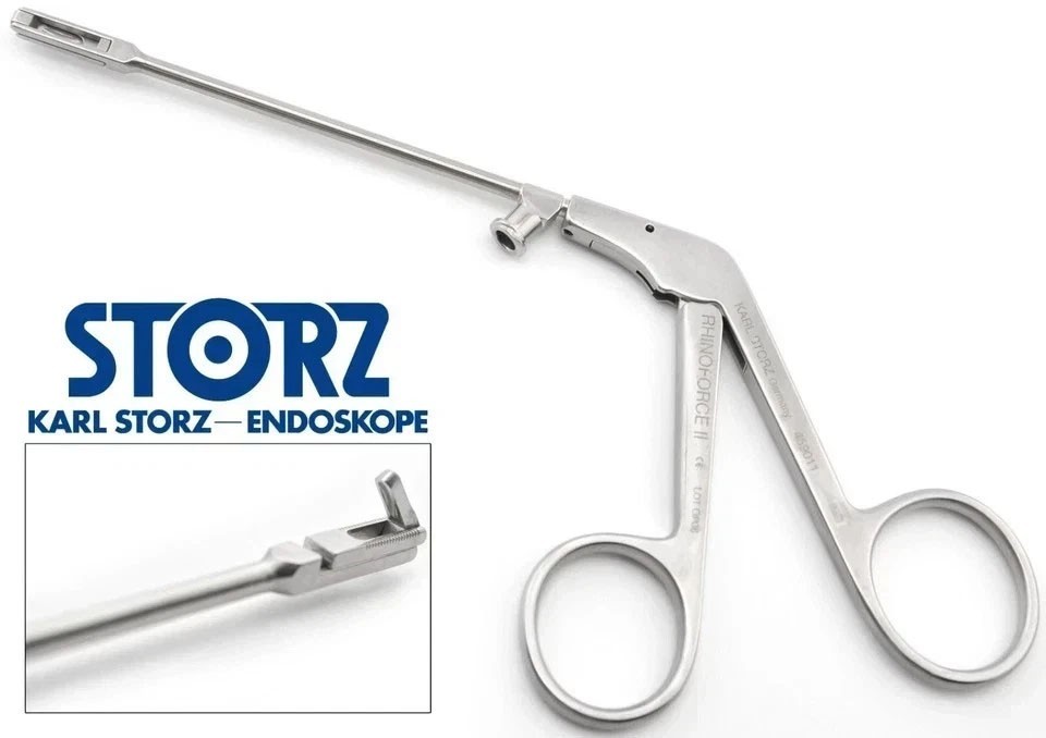 KARL STORZ 459011 RhinoforceII Stammberger Antrum Punch Right Side 7x2mm Bite 5″