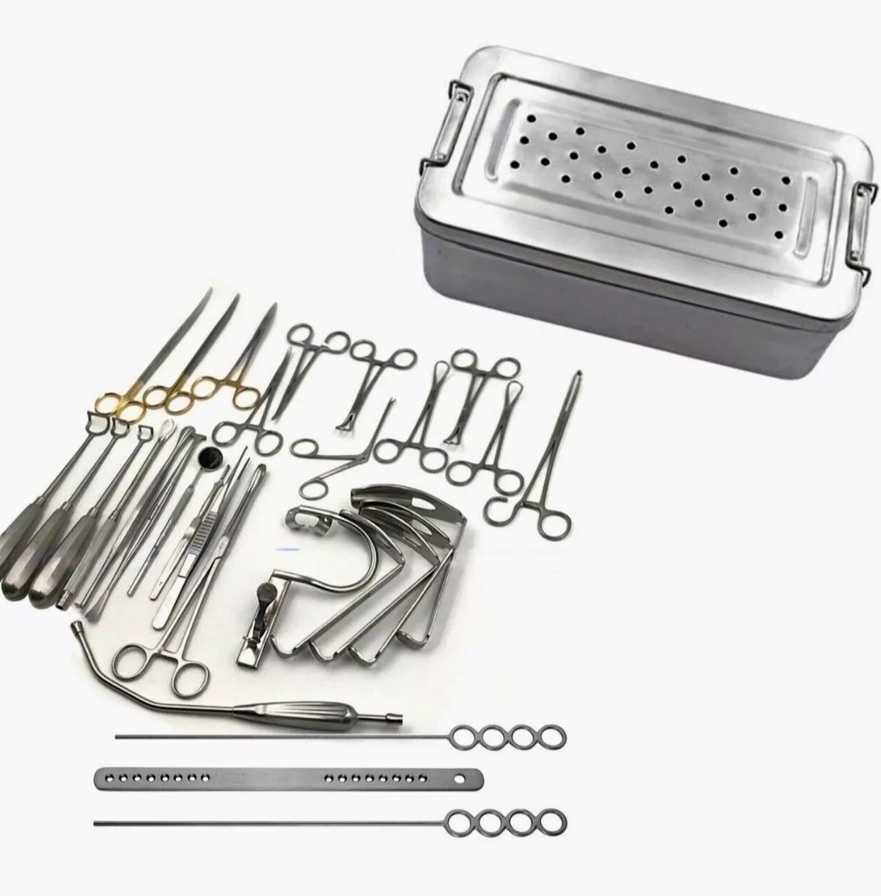 Tonsillectomy Set of 27 Pcs ENT Surgical Surgery Instruments Stainless Steel