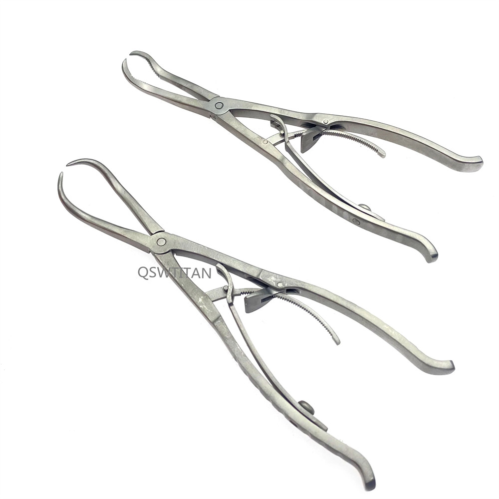 Minimally Invasive Self-locking Orthopedic Instrument Surgical Reduction Forceps