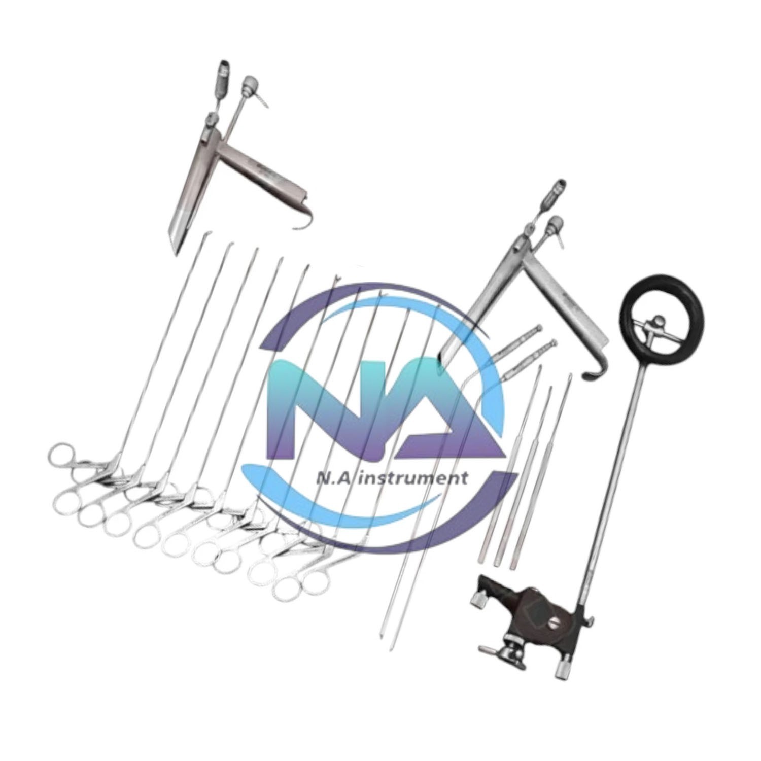 Pedestal Laryngoscope Set Micro Laryngeal Surgery ENT Endoscopic Instruments