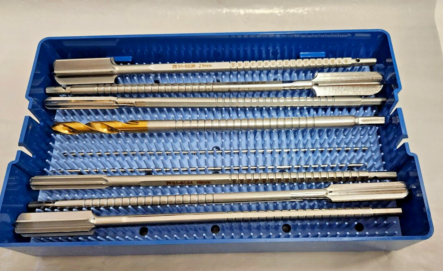 Lot of 6 HIP REAMERS w/ Rings, 2 GUIDE PINS, 1 GOLD TIP REAMER -Cpics4best Info