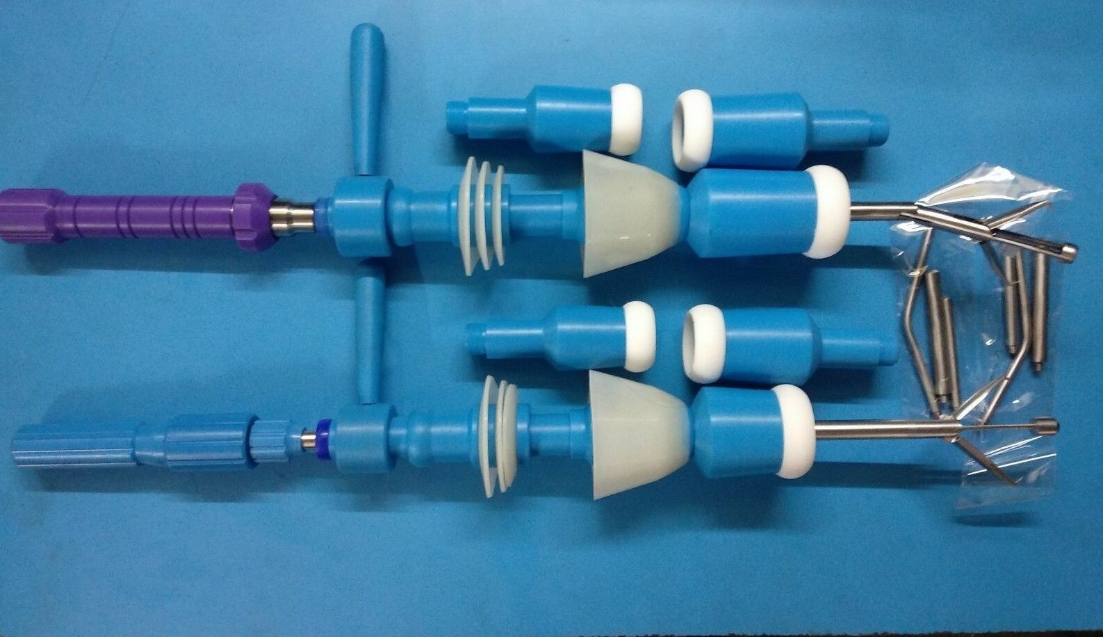 2pc Uterine Manipulator Laparoscopic Gynecology Endoscopy Surgical Instruments