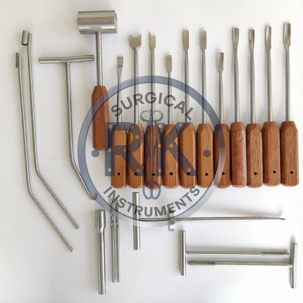 Mueller-Type Cement Removal Instruments Set of 22 Pcs Orthopedic