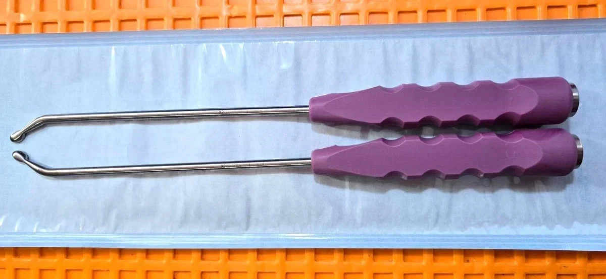 NuVasive Surgical Orthopedic Cup Curette Set – Right & Left Angled 15 Set 2 PCs