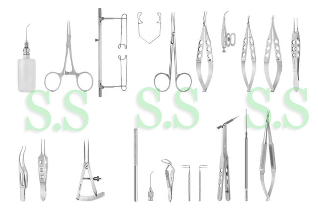 Glaucoma Surgery Set Ophthalmic Surgical Instruments EY-045