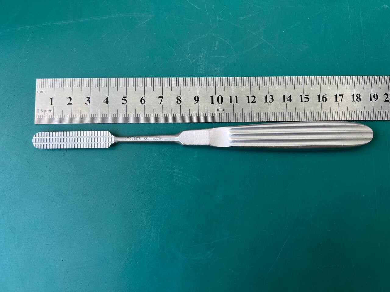 Aesculap OL407R MALTZ Bone Rasp 9 mm DOWN-STROKE 6-1/2”