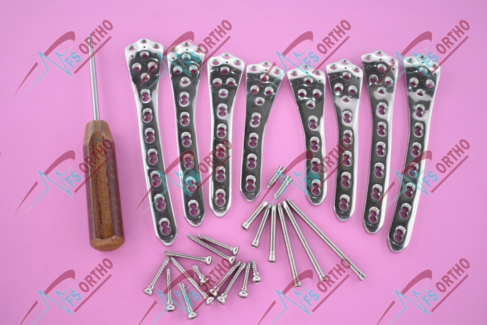 Distäl Femür Locking 6,8,,10 & 12 Holes L& R Plate with screw 100 pc SS 316L
