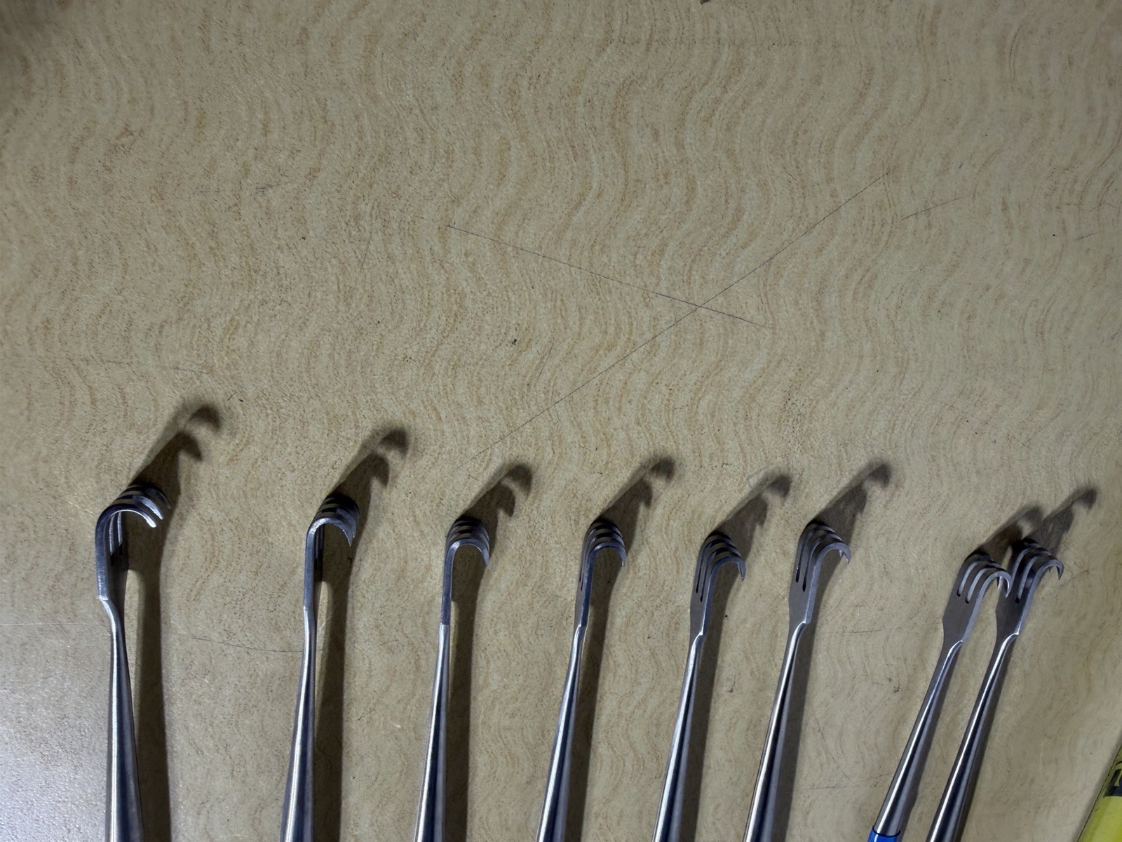 8 Pcs. Pilling 054590 625 Stainless Germany Retractor Tracheal 3 Sharp Prong