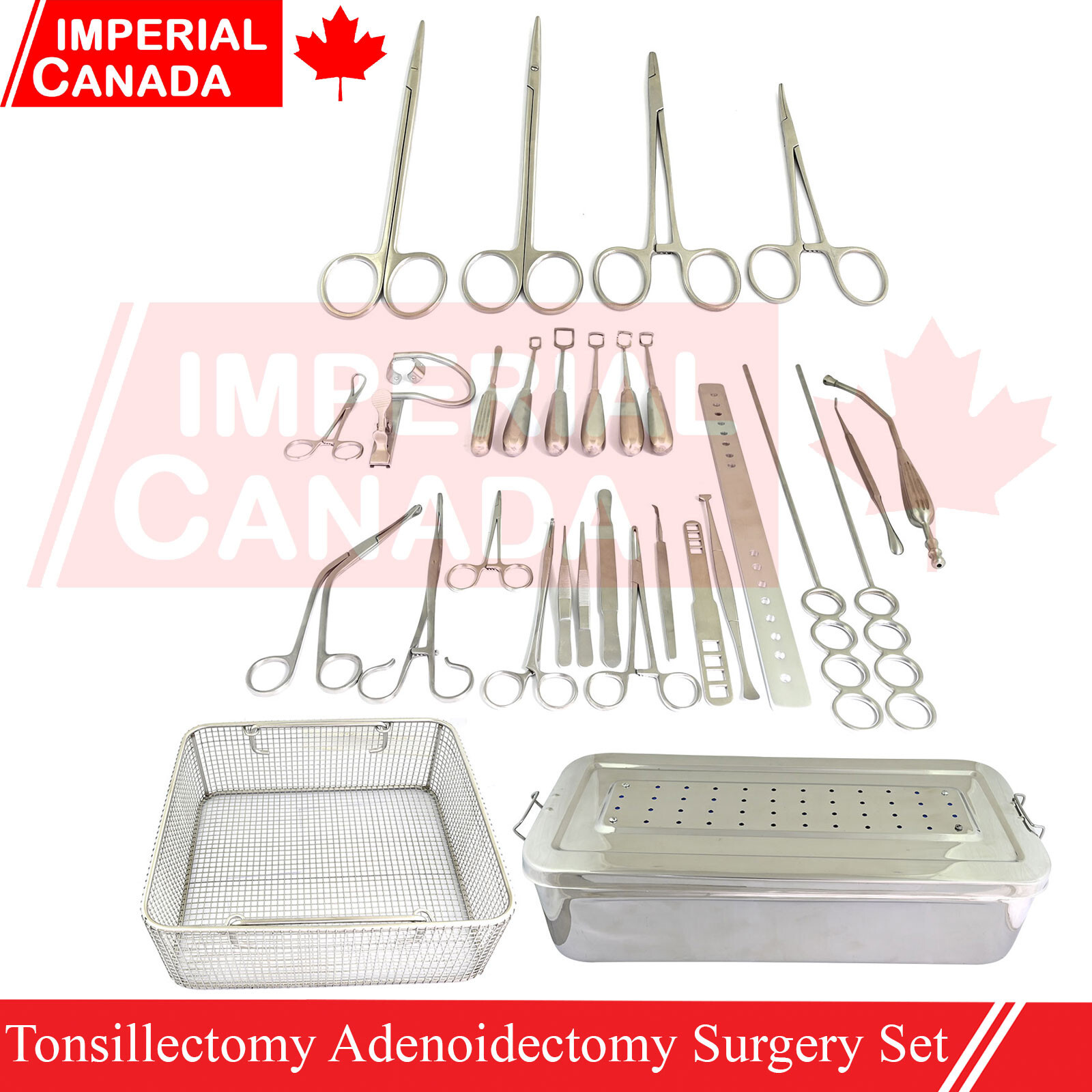 40 Pcs Tonsillectomy Adenoidectomy Surgery Set To Remove Tonsils DS-1678