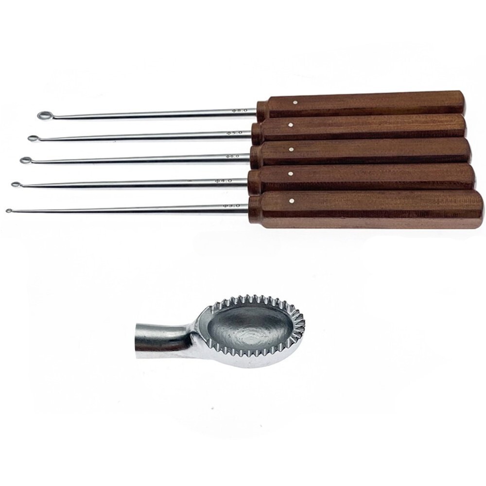 Orthopedics Bone Curette Bone Spoon with teeth Orthopedics surgical Instruments