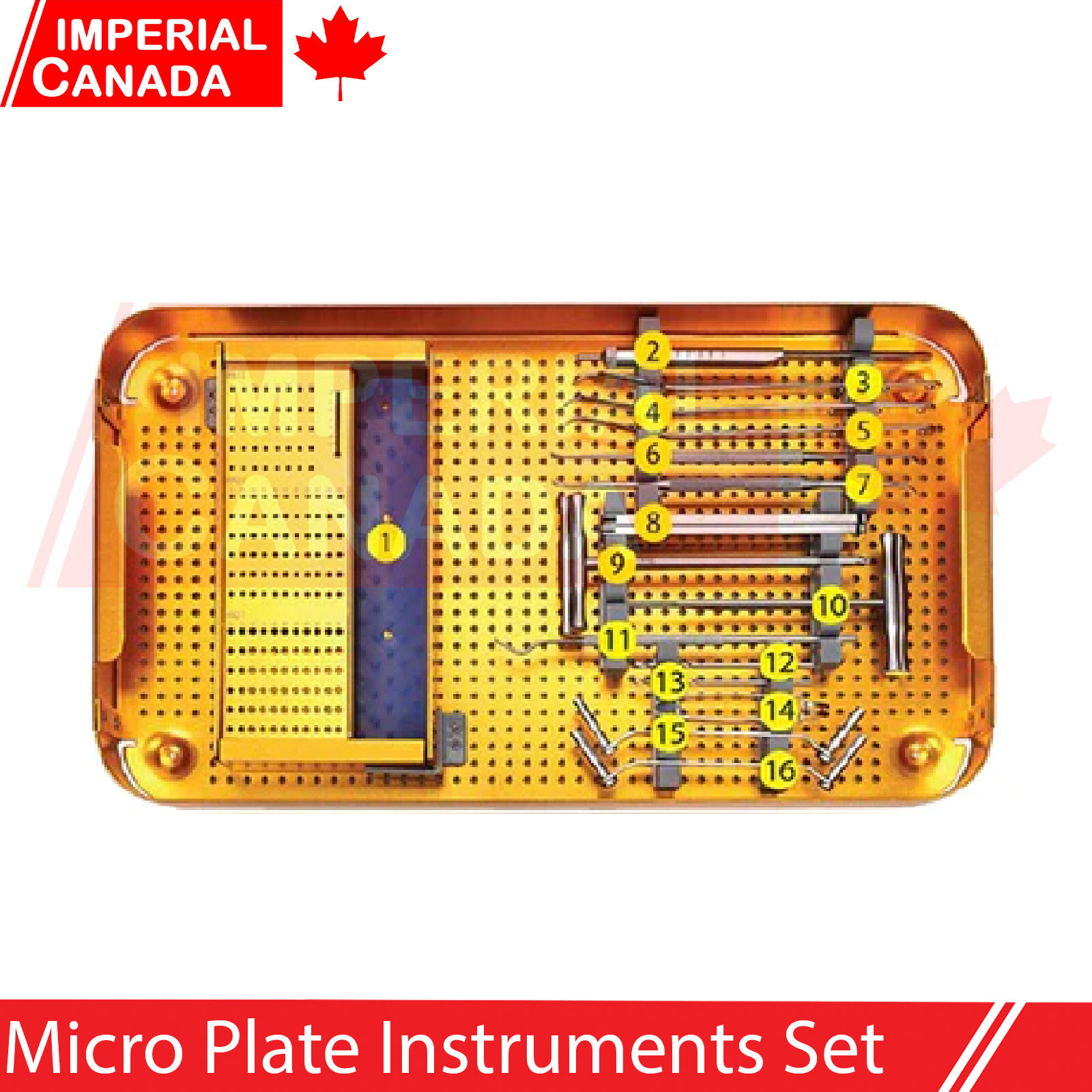 Micro Plate Instruments Set 29 Pieces