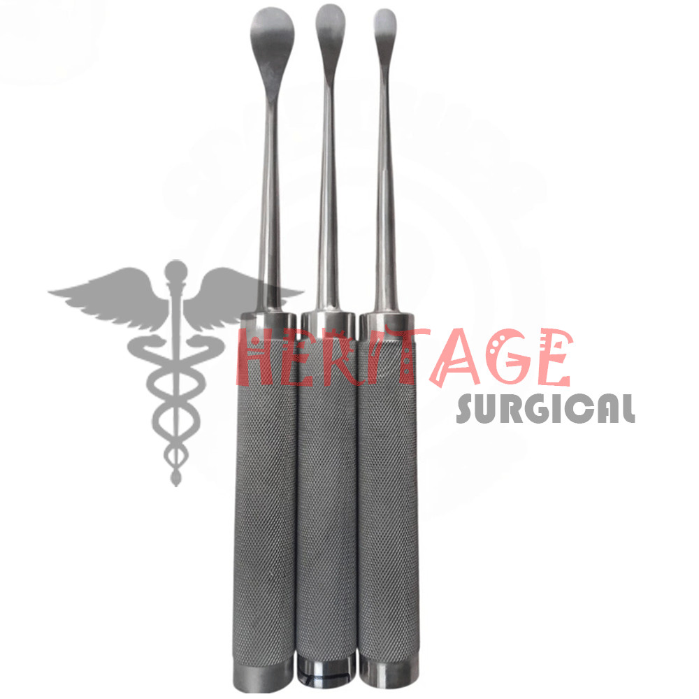 Cobb Spinal Elevators Curved Set Of 3 Orthopedic Surgery Surgical Instruments