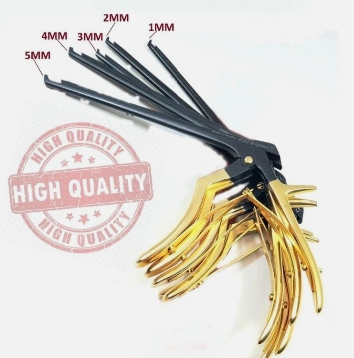 Kerrison rodent 1mm,2mm,3mm,4m,5mm set