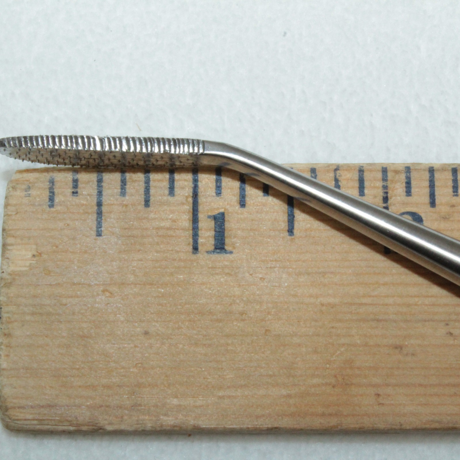 Zimmer 1875-01 Right Hand Orthopedic Facet Rasp w/ Angled Tip 11.75″ Germany