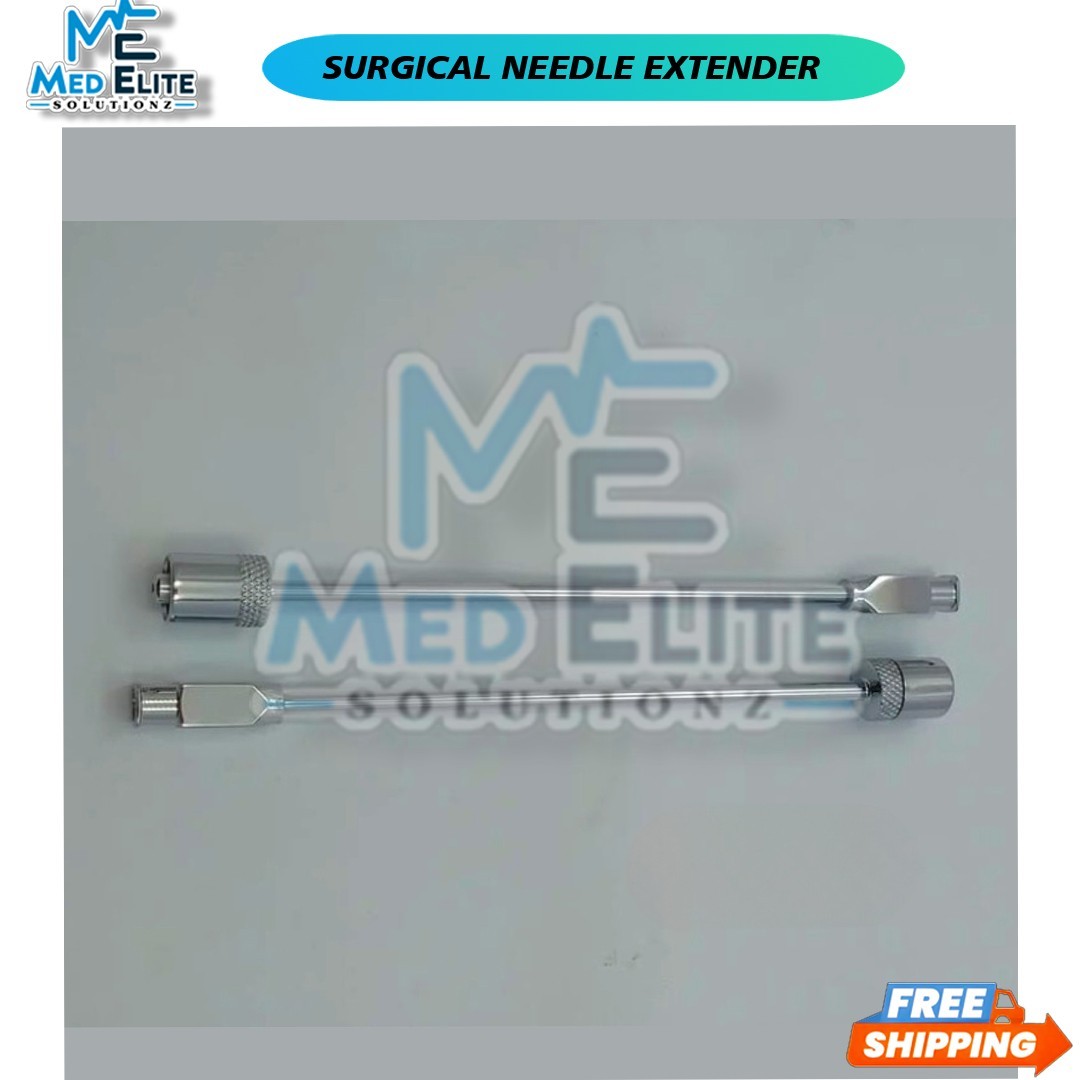 Surgical Needle Extender 5 Stainless Steel Cervical Block Instruments