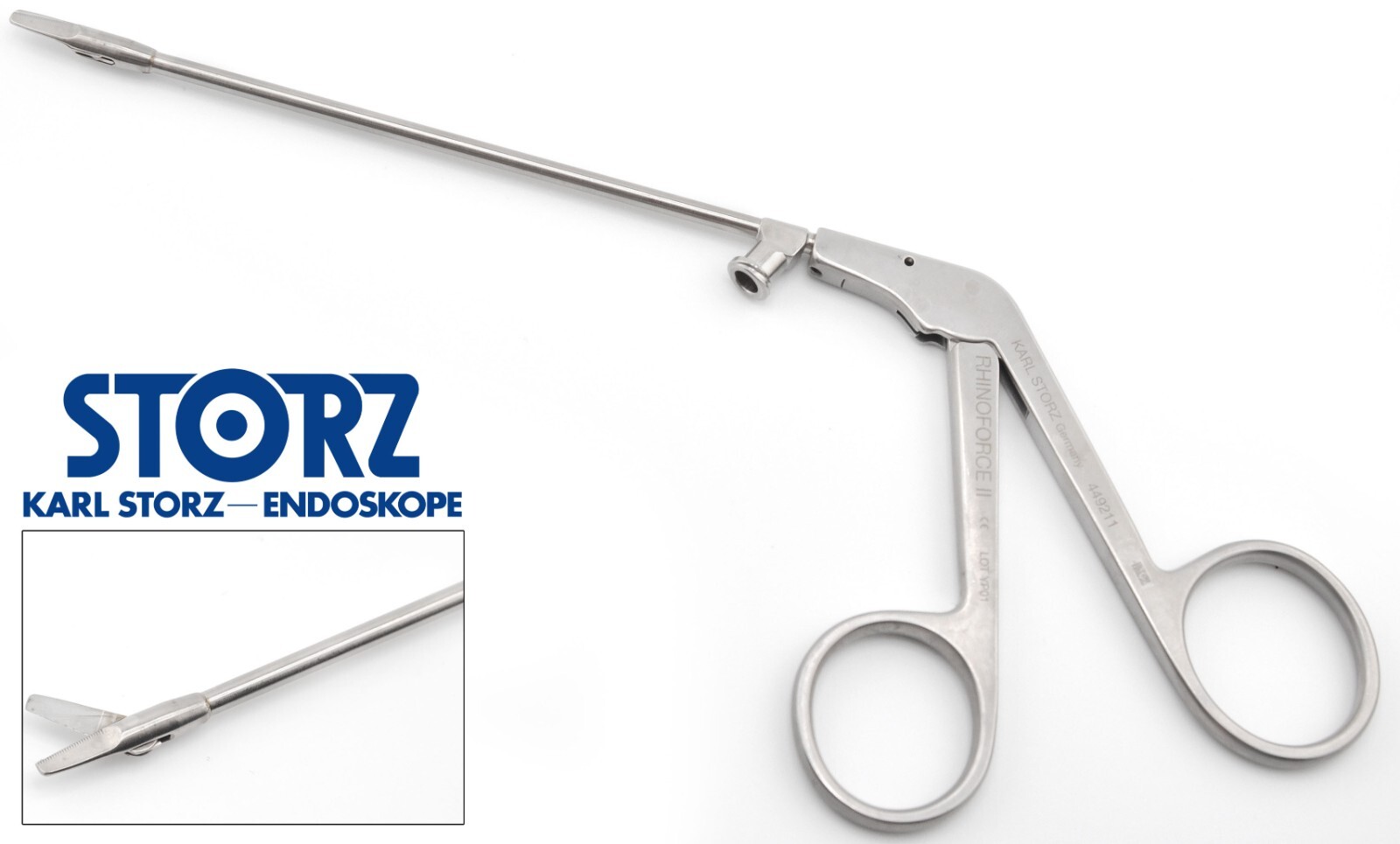 KARL STORZ 449211 Rhinoforce II ENT Nasal Scissors Straight 10mm Blade 6″