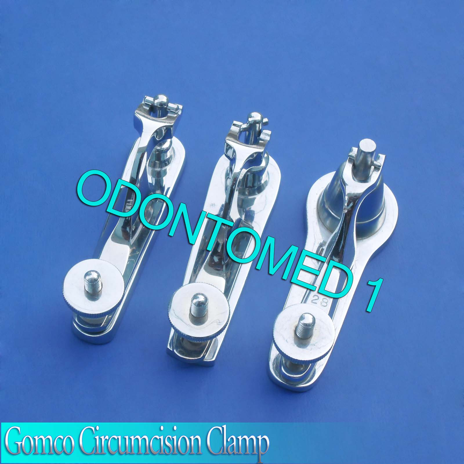 3 PCS Gomco Circumcision Clamp 1.5+1.9+2.8cm Surgical Instruments
