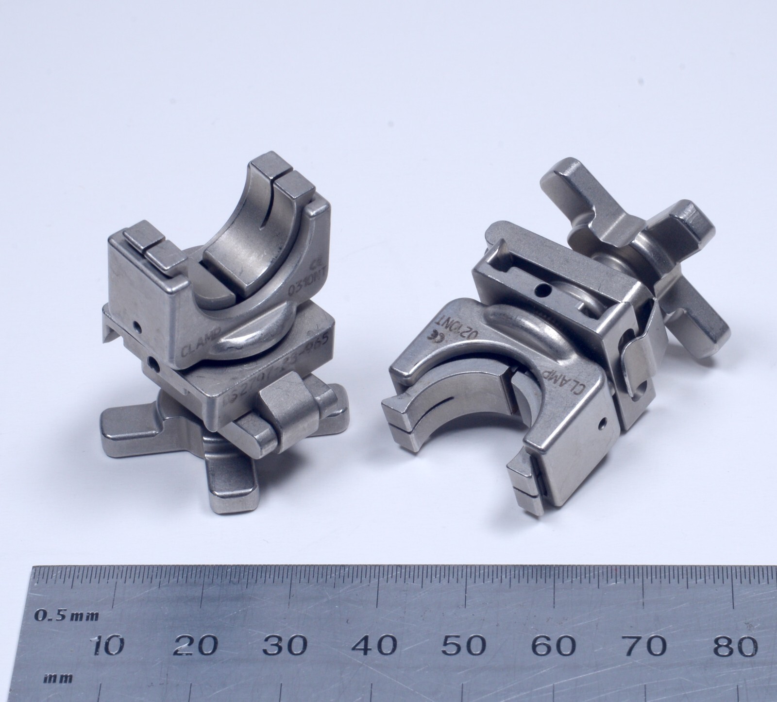 2x De Puy #2797-88-965 Clamps Expedium Spine System Stainless Surgical