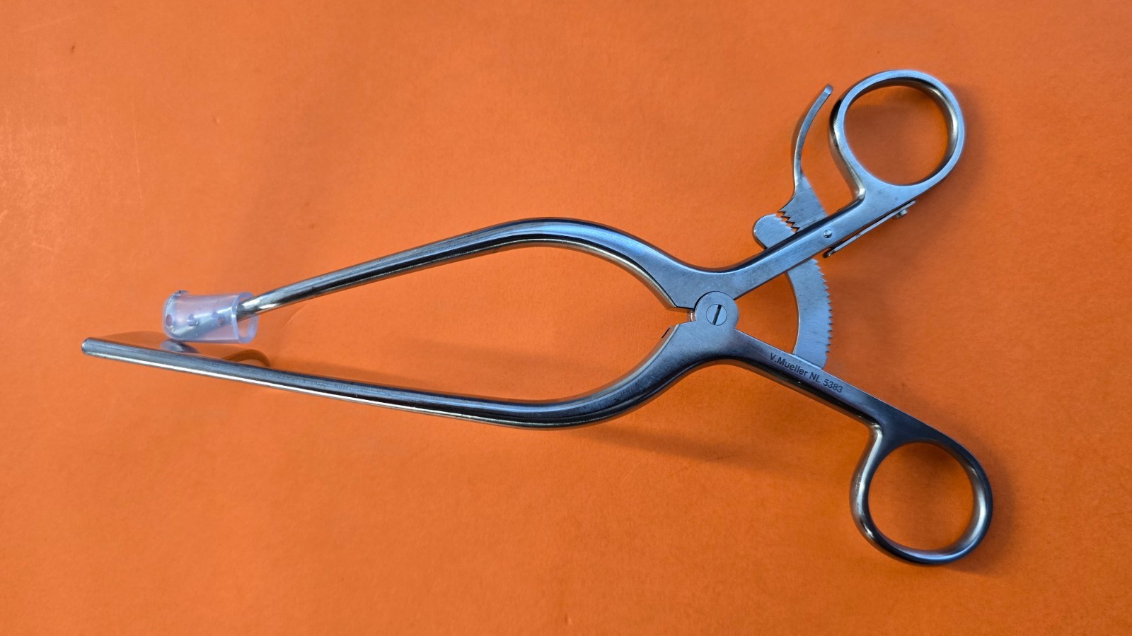 V.Mueller NL5383 Surgical Markham-Meyerding Retractor 8″ with Ratchet