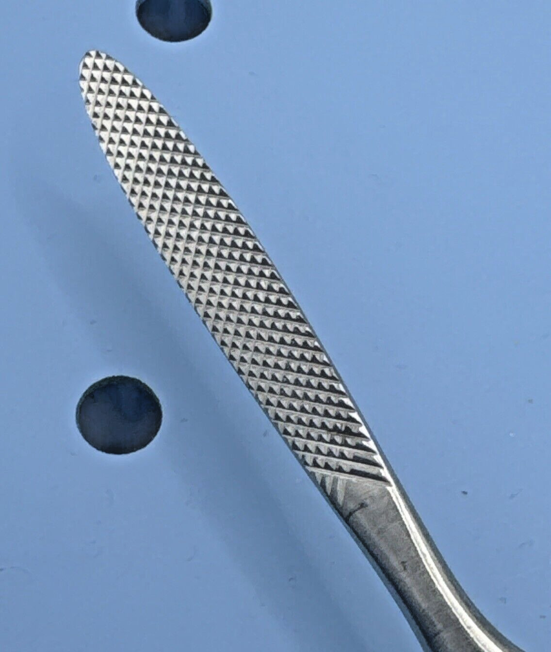 Aesculap OL401R Joseph Bone Rasp, Straight, Serrated, 7.5mm, 165mm
