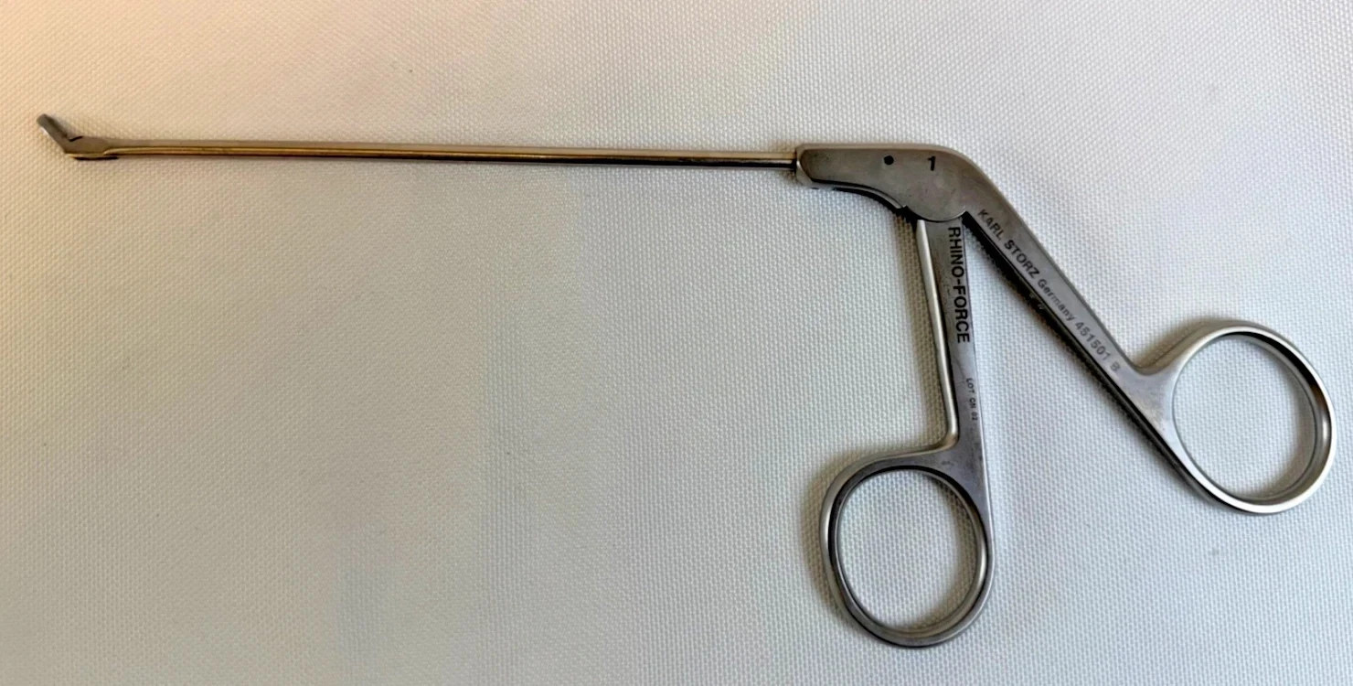 Karl Storz 451501B Rhinoforce Nasal Forceps Upturned 3.5mm ENT Instrument