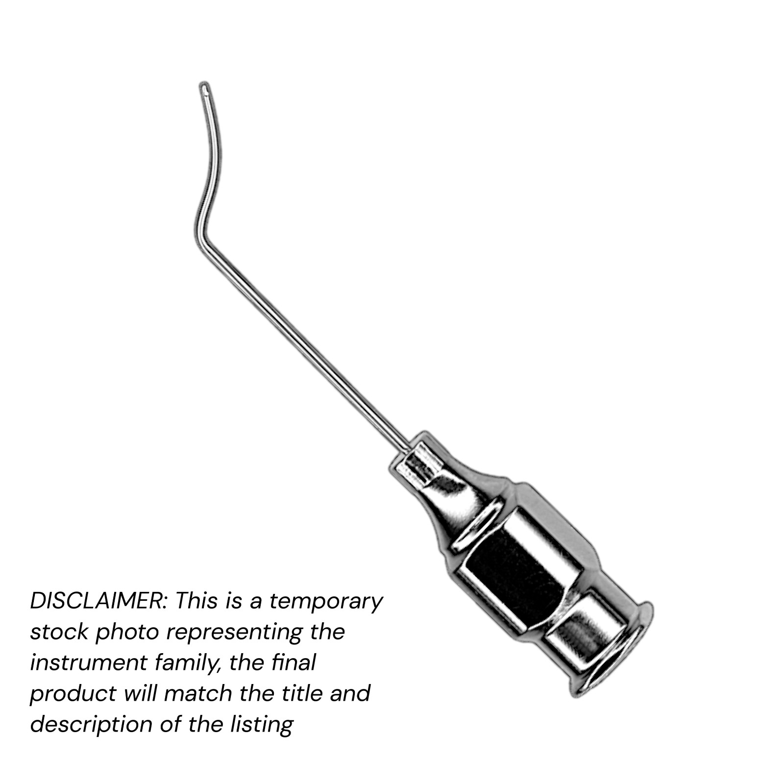 Burratto Lasik Cannula 1″ Angled 45 Degrees 25 Gauge Stainless XPRS