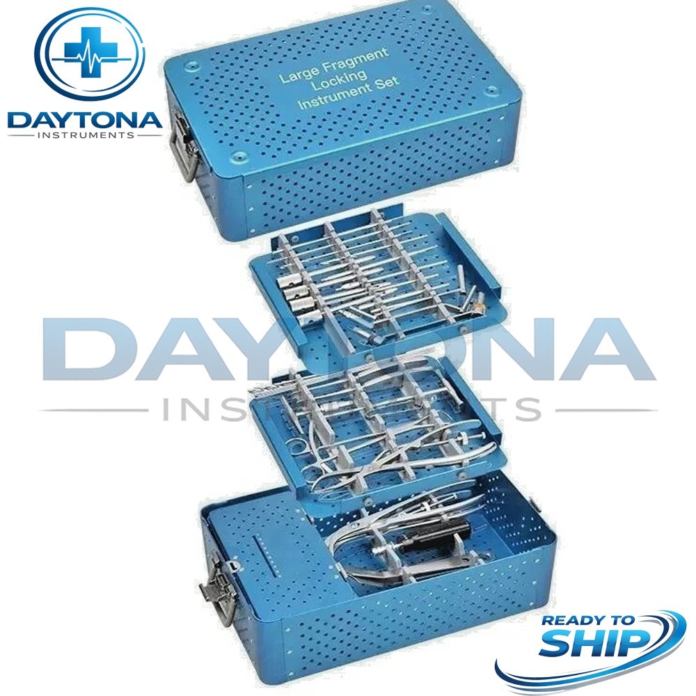 Large Fragment Locking Instrument Set , Screw Tray Orthopedic Surgical Traum