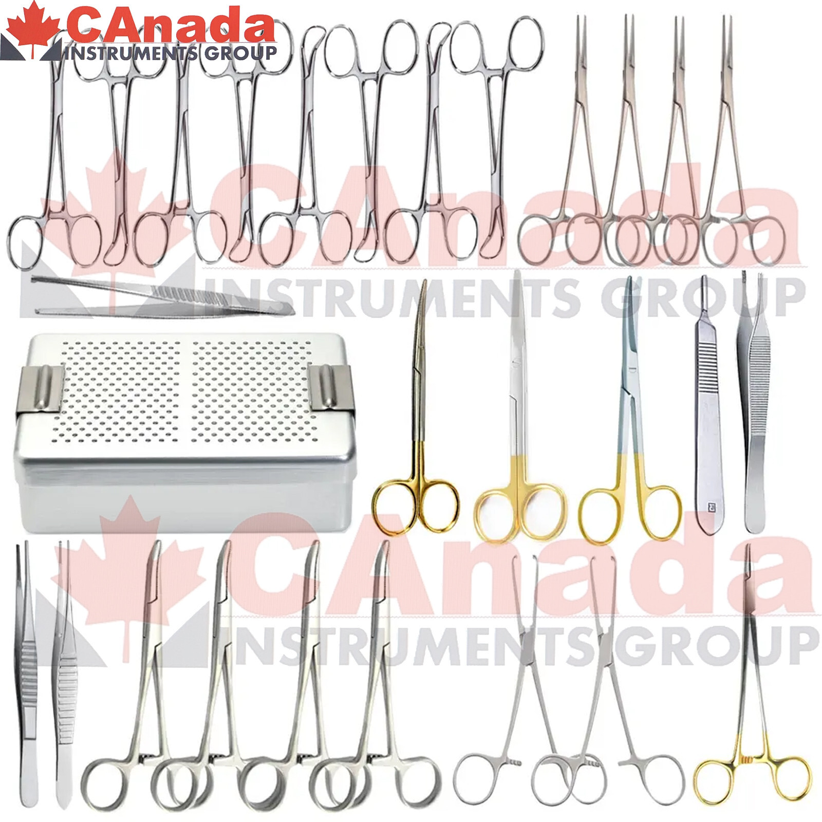 Small Animal Veterinary Kit of 29Pcs for Surgery, Small Animal Surgery Set