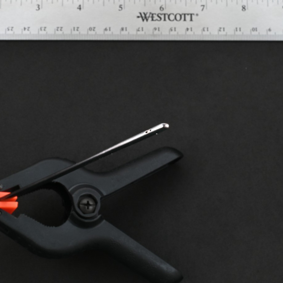 Aesculap MF448R Black Coated Micro Pituitary Rongeur 2×6 mm Straight Jaw 7 in