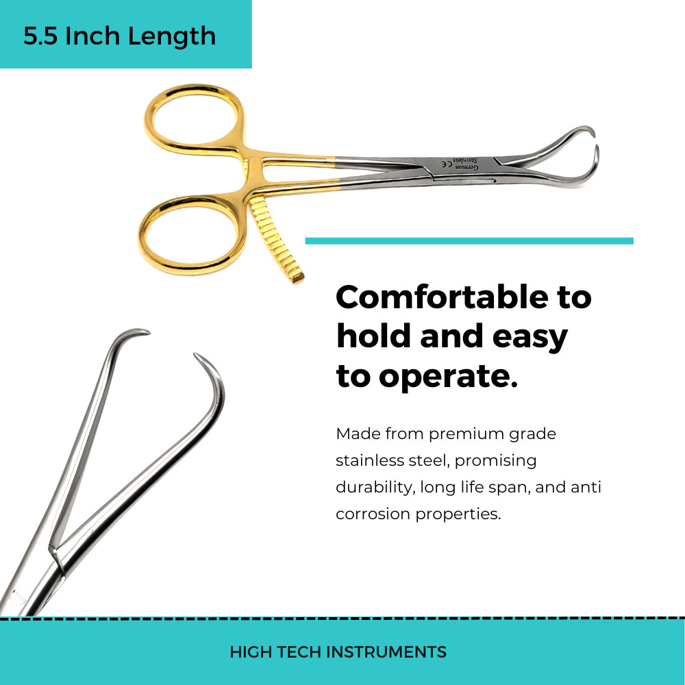 Orthopedics Bone Reduction Holding Locking Forceps Inward Tips Stainless Steel