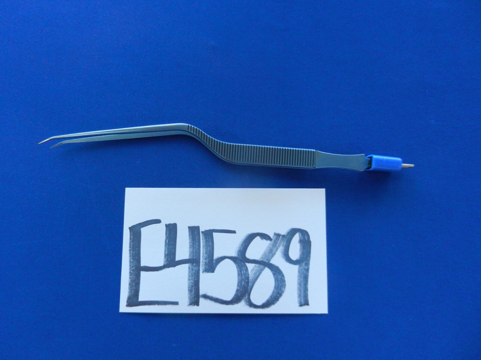 E4589 Codman 80-2943 Malis Bipolar Bayonet Forceps 23cm Overall Length