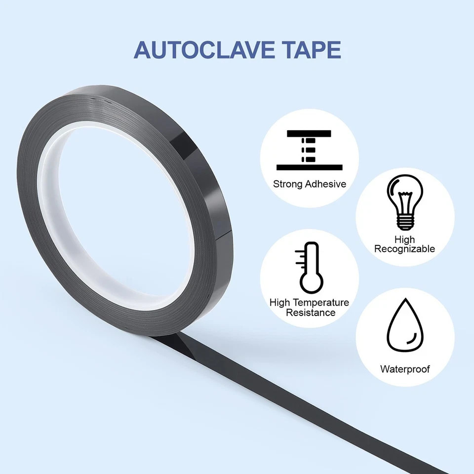 10Rolls Surgical Marking Adhesive Tape Instruments Identification 0.39″x216ft