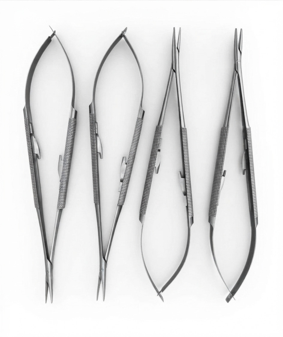Lot of 4 pcs SCANLAN LEGACY Jacobson Micro Needle Holder 3003-372